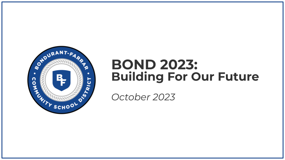 Bond presentation cover page 